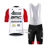 Bmc Ropa Ciclismo Culotte Corto 2020 Mangas Cortas Absolute Absalon Blanco Rojo
