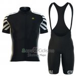 Ale Ropa Ciclismo Culotte Corto 2016 Hombre Mangas Cortas Negro y Blanco