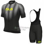 Ale Ropa Ciclismo Culotte Corto 2022 Hombre Mangas Cortas Negro Blanco