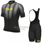Ale Ropa Ciclismo Culotte Corto 2022 Hombre Mangas Cortas Negro Blanco