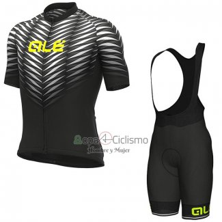 Ale Ropa Ciclismo Culotte Corto 2022 Hombre Mangas Cortas Negro Blanco