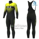 Ale Ropa Ciclismo Culotte Largo 2019 Hombre Mangas Largas Summit AMarillo Negro