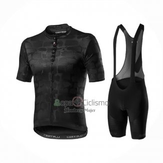 Castelli Ropa Ciclismo Culotte Corto 2021 Hombre Mangas Cortas Brillante Negro