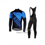 Nalini Ropa Ciclismo Culotte Largo 2020 Men Mangas Largas Negro Azul