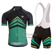 Pearl Izumi Ropa Ciclismo Culotte Corto 2017 Hombre Mangas Cortas Negro y Verde