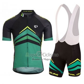 Pearl Izumi Ropa Ciclismo Culotte Corto 2017 Hombre Mangas Cortas Negro y Verde