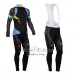 Pearl Izumi Ropa Ciclismo Culotte Largo 2014 Hombre Mangas Largas Negro y Azur