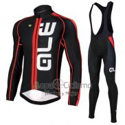Ale Ropa Ciclismo Culotte Largo 2016 Hombre Mangas Largas Rojo y Azul