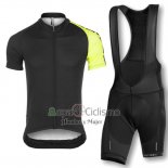 Assos Ropa Ciclismo Culotte Corto 2016 Hombre Mangas Cortas Negro y AMarillo