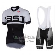 Castelli Ropa Ciclismo Culotte Corto 2016 Hombre Mangas Cortas Blanco Negro