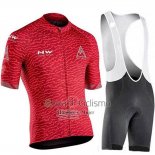 Northwave Ropa Ciclismo Culotte Corto 2019 Hombre Mangas Cortas Rojo(2)