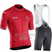 Northwave Ropa Ciclismo Culotte Corto 2019 Hombre Mangas Cortas Rojo(2)