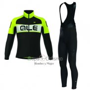 Ale Excel Ropa Ciclismo Culotte Largo 2017 Hombre Mangas Largas Weddell Verde