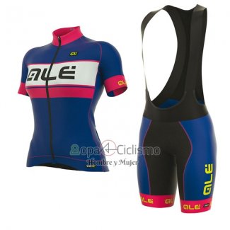 Ale Graphics Prr Bermuda Ropa Ciclismo Culotte Corto 2017 Mujer Mangas Cortas Rosa y Azul
