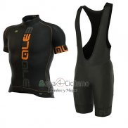 Ale Graphics Prr Nominal Ropa Ciclismo Culotte Corto 2017 Hombre Mangas Cortas Naranja y Negro