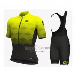 Ale Ropa Ciclismo Culotte Corto 2021 Hombre Mangas Cortas AMarillo