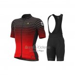 Ale Ropa Ciclismo Culotte Corto 2021 Hombre Mangas Cortas Rojo(5)