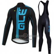 Ale Ropa Ciclismo Culotte Largo 2016 Hombre Mangas Largas Azul y Negro