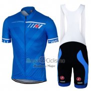 Castelli Ropa Ciclismo Culotte Corto 2017 Hombre Mangas Cortas Azul