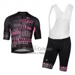 Giordana Ropa Ciclismo Culotte Corto 2017 Hombre Mangas Cortas Negro