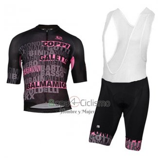 Giordana Ropa Ciclismo Culotte Corto 2017 Hombre Mangas Cortas Negro