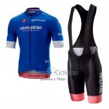 Giro d'Italia Ropa Ciclismo Culotte Corto 2018 Hombre Mangas Cortas Azul