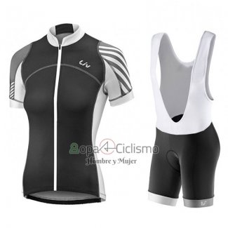 Liv Pro Ropa Ciclismo Culotte Corto 2017 Mujer Mangas Cortas Negro