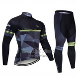 Northwave Ropa Ciclismo Culotte Largo 2019 Hombre Mangas Largas Negro Gris