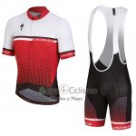 Specialized Ropa Ciclismo Culotte Corto 2018 Hombre Mangas Cortas Blanco Rojo Negro(1)