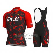 Ale Ropa Ciclismo Culotte Corto 2019 Hombre Mangas Cortas Rojo