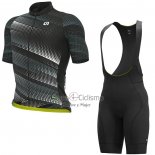 Ale Ropa Ciclismo Culotte Corto 2022 Hombre Mangas Cortas Negro