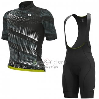 Ale Ropa Ciclismo Culotte Corto 2022 Hombre Mangas Cortas Negro