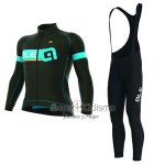 Ale Ropa Ciclismo Culotte Largo 2017 Hombre Mangas Largas ADriatico Azul Claro y Negro