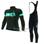 Ale Ropa Ciclismo Culotte Largo 2017 Hombre Mangas Largas ADriatico Azul Claro y Negro