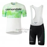 Cannondale Ropa Ciclismo Culotte Corto 2021 Hombre Mangas Cortas Blanco Verde