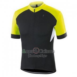 Specialized Ropa Ciclismo Culotte Corto 2016 Hombre Mangas Cortas Negro y AMarillo