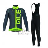 Ale Graphics Prr Arcobaleno Ropa Ciclismo Culotte Largo 2017 Hombre Mangas Largas Azul y Verde