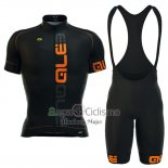 Ale Ropa Ciclismo Culotte Corto 2016 Hombre Mangas Cortas Naranja y Negro