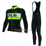 Ale Ropa Ciclismo Culotte Largo 2017 Hombre Mangas Largas Bering AMarillo y Negro