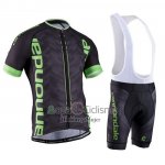 Cannondale Ropa Ciclismo Culotte Corto 2016 Hombre Mangas Cortas Verde y Negro