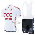 Ccc Ropa Ciclismo Culotte Corto 2021 Mangas Cortas Team Blanco