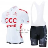 Ccc Ropa Ciclismo Culotte Corto 2021 Mangas Cortas Team Blanco