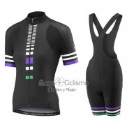 Liv Zebra Ropa Ciclismo Culotte Corto 2017 Mujer Mangas Cortas Negro
