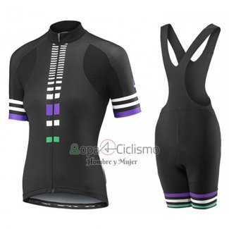 Liv Zebra Ropa Ciclismo Culotte Corto 2017 Mujer Mangas Cortas Negro