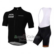 Lotto Soudal Ropa Ciclismo Culotte Corto 2016 Mangas Cortas Negro