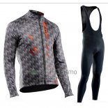 Northwave Ropa Ciclismo Culotte Largo 2019 Hombre Mangas Largas Gris