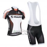 Giant Ropa Ciclismo Culotte Corto 2014 Hombre Mangas Cortas Blanco y Negro