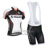 Giant Ropa Ciclismo Culotte Corto 2014 Hombre Mangas Cortas Blanco y Negro