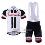 Sunweb Ropa Ciclismo Culotte Corto 2017 Mangas Cortas Blanco