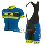 Ale Graphics Prr Bermuda Ropa Ciclismo Culotte Corto 2017 Hombre Mangas Cortas AMarillo y Azul